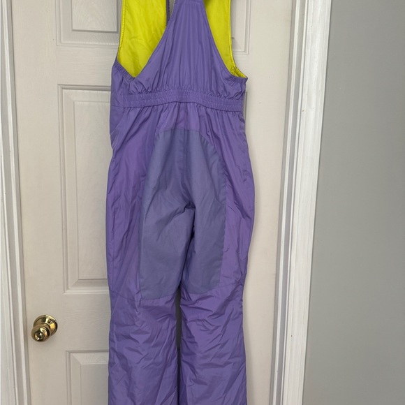 LANDSEND Youth Size 14 Snow Bibs. Color- Purple, Inseam 27 inches. Gently used - Picture 6 of 8